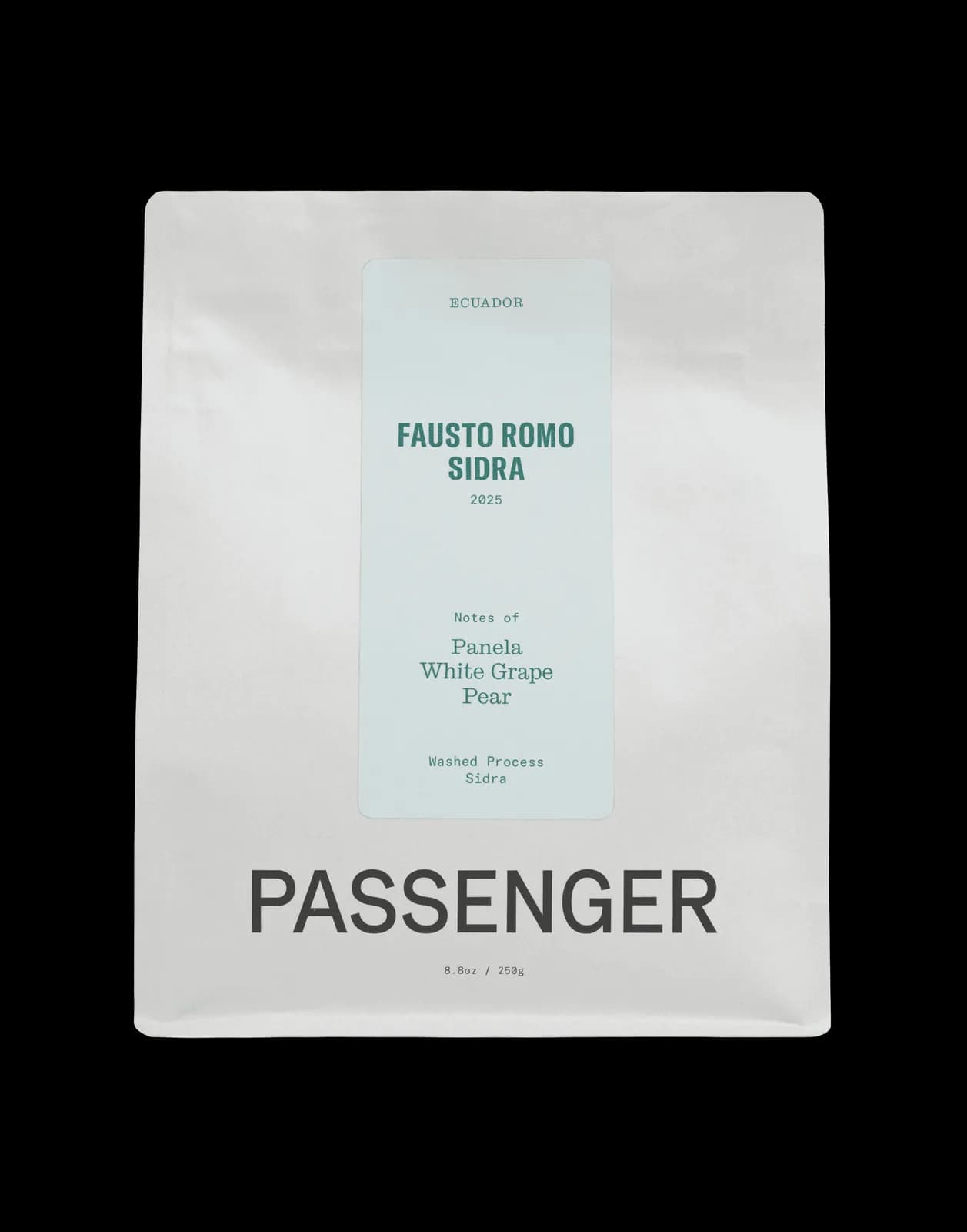 Fausto Romo Sidra - Washed Process - 2025