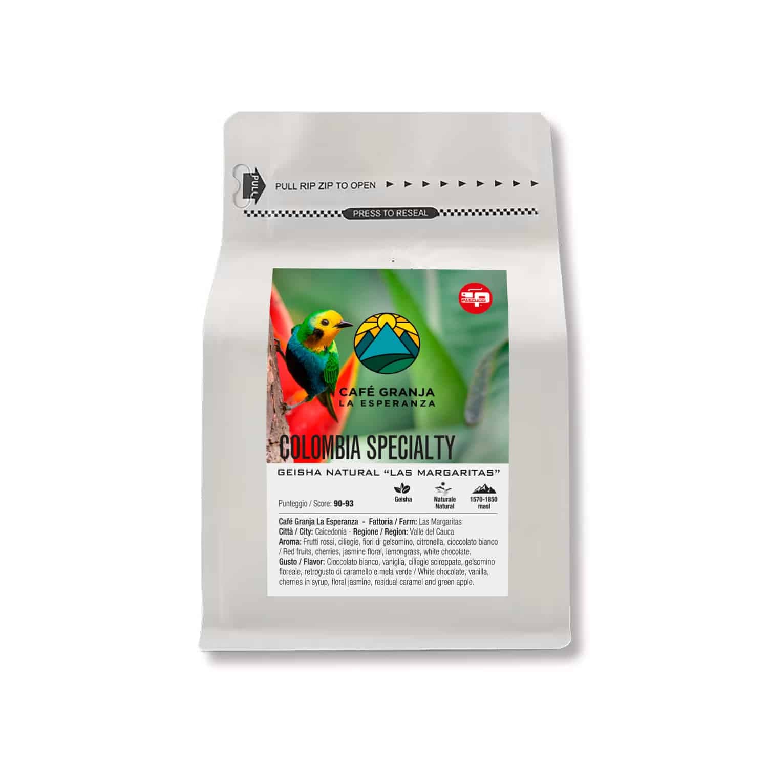 Specialty Colombia Geisha Natural Las Margaritas