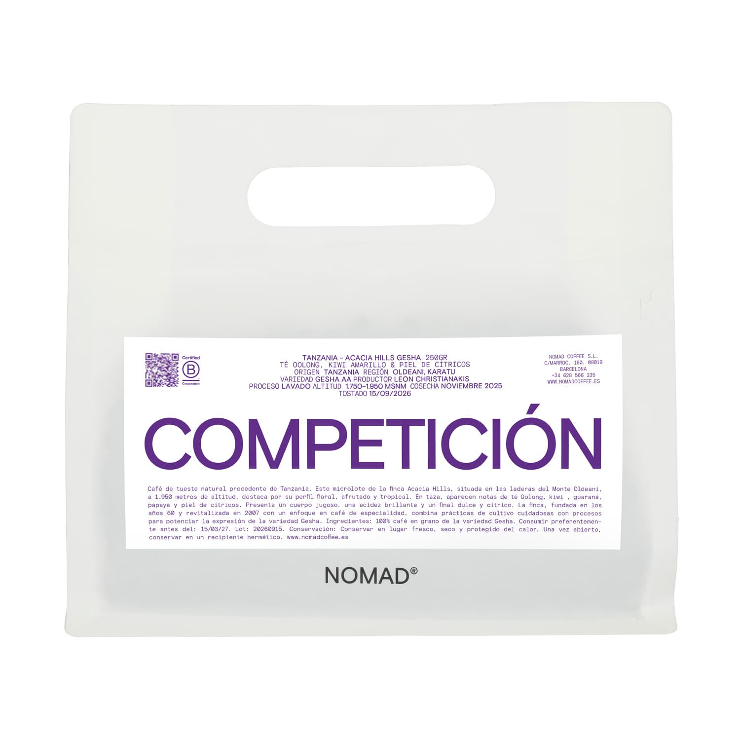 Tanzania Acacia Hills Gesha Washed