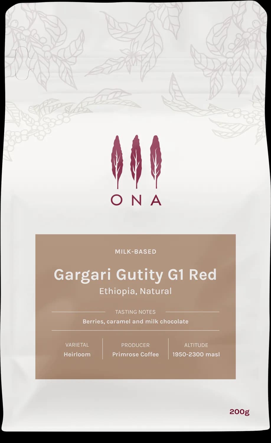 Gargari Gutity G1 Red, Ethiopia, Natural