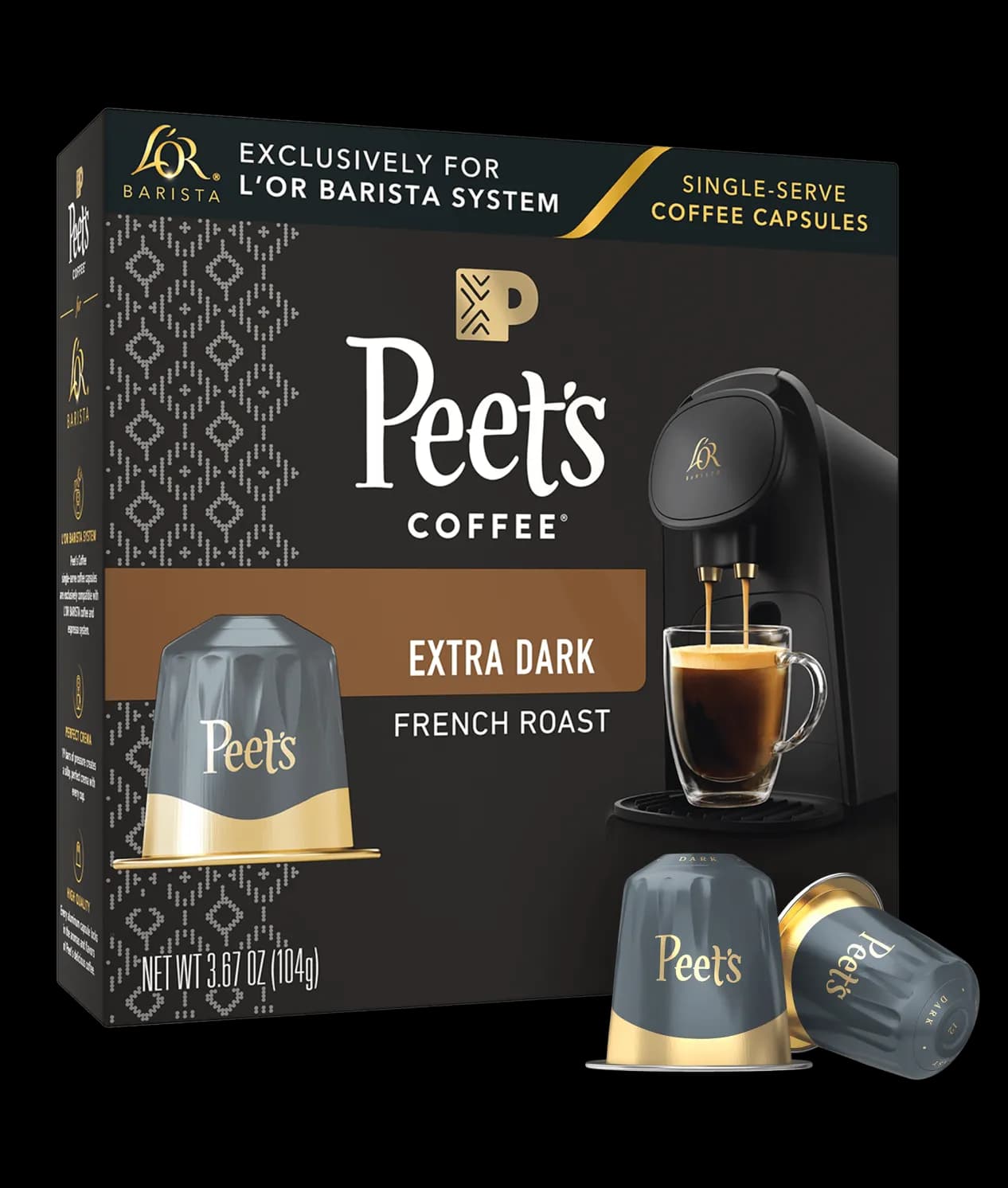 French Roast L'OR Barista Capsules