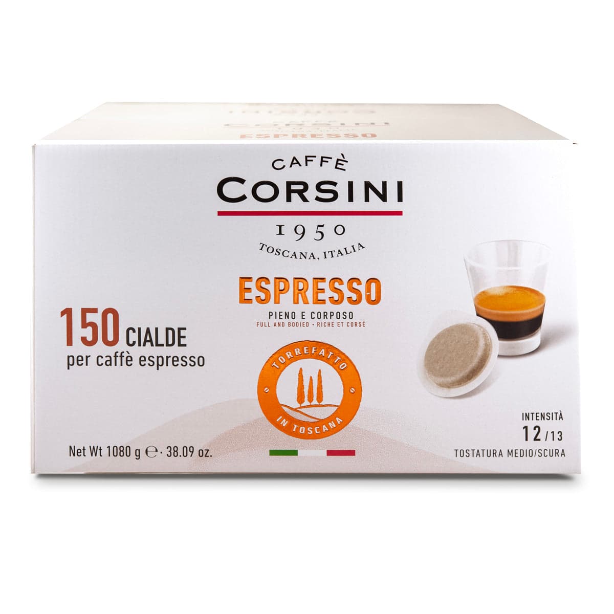 Espresso, pieno e corposo