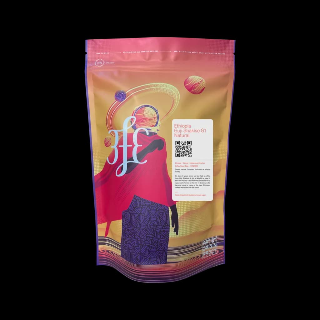 Ethiopia - Guji Shakiso GR1: Natural, Indigenous varieties