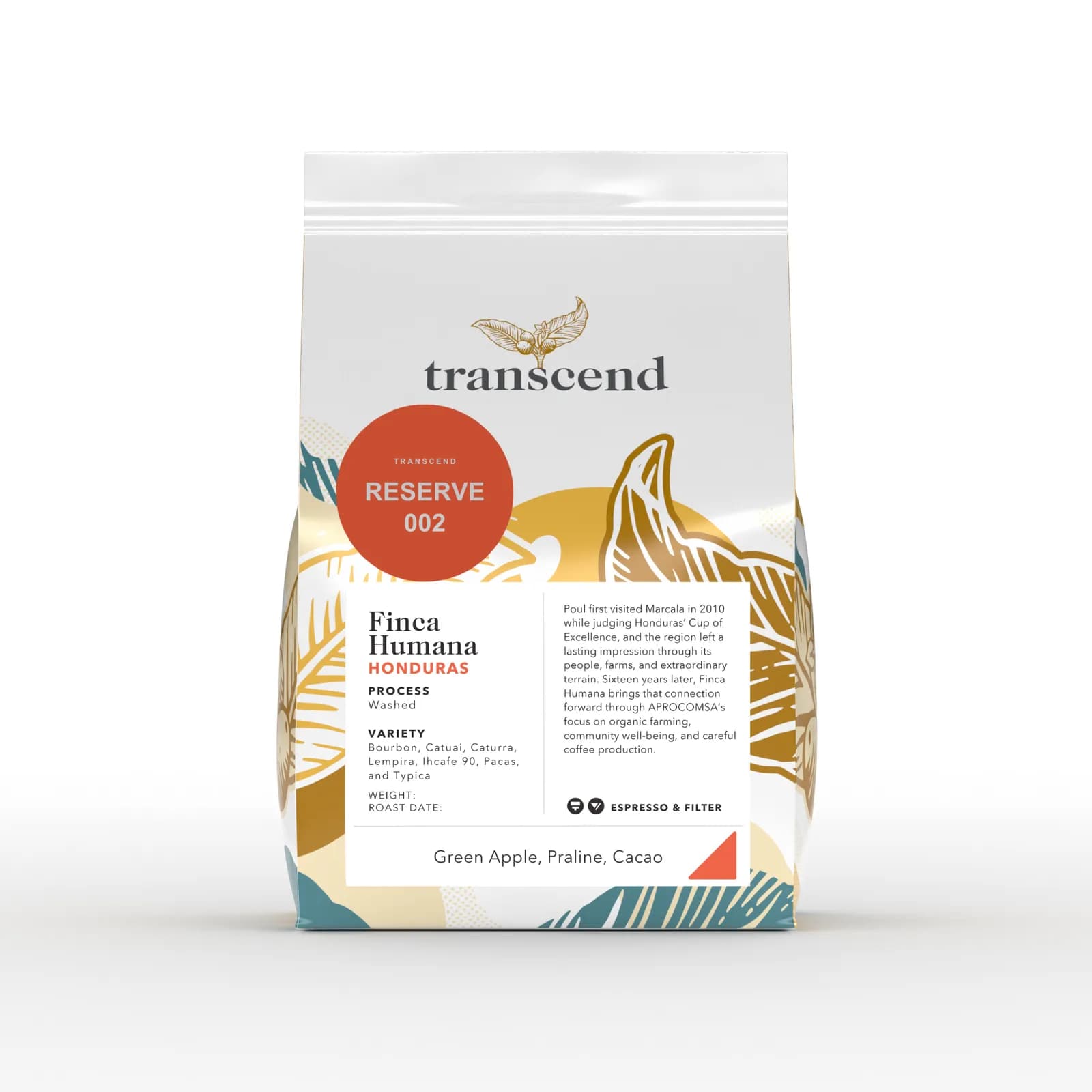 Transcend Reserve Release No. 002 Finca Humana - Honduras