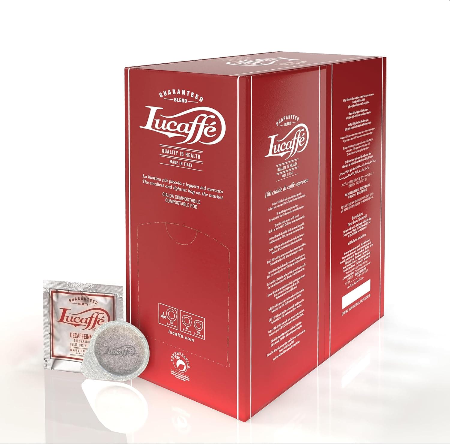 Lucaffè Decaffeinato 100% Arabica Dispenser 44m