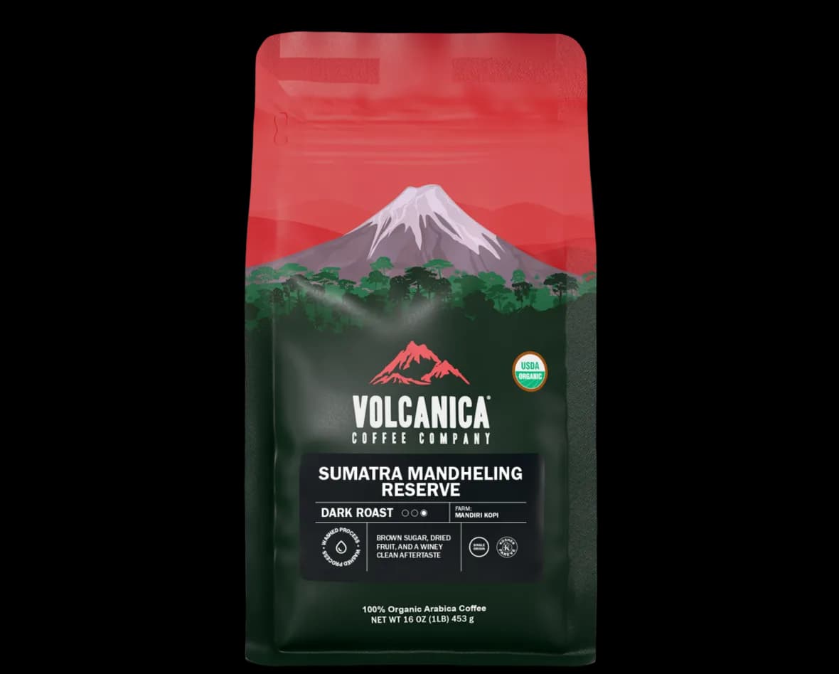 Sumatran Dark Roast Coffee, Mandheling Reserve, USDA Organic