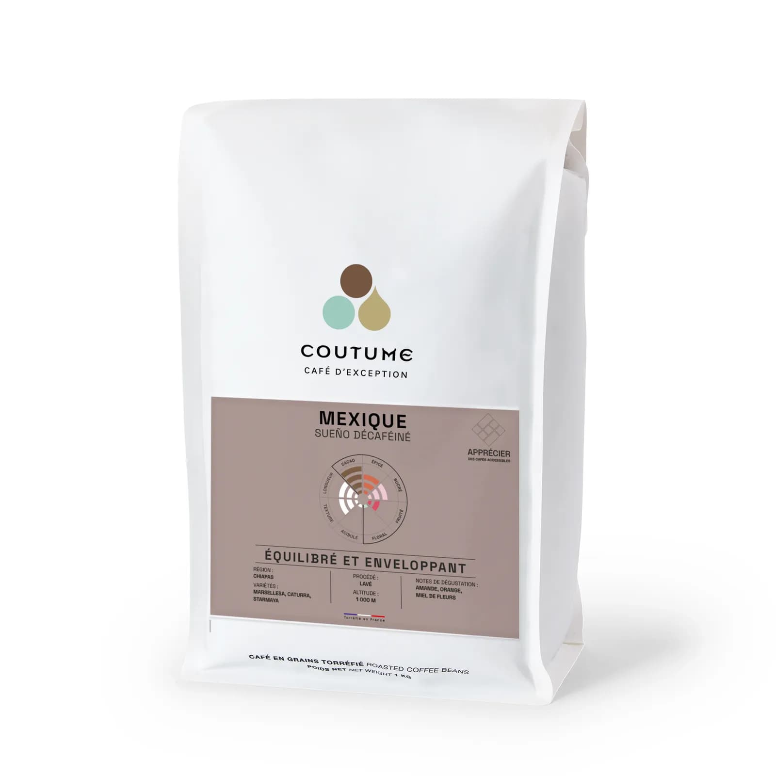 Café Décaféiné Mexique Sueño
