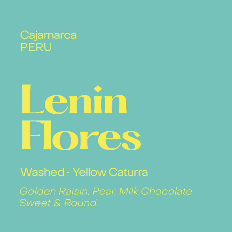 Lenin Flores, Peru Washed Yellow Caturra