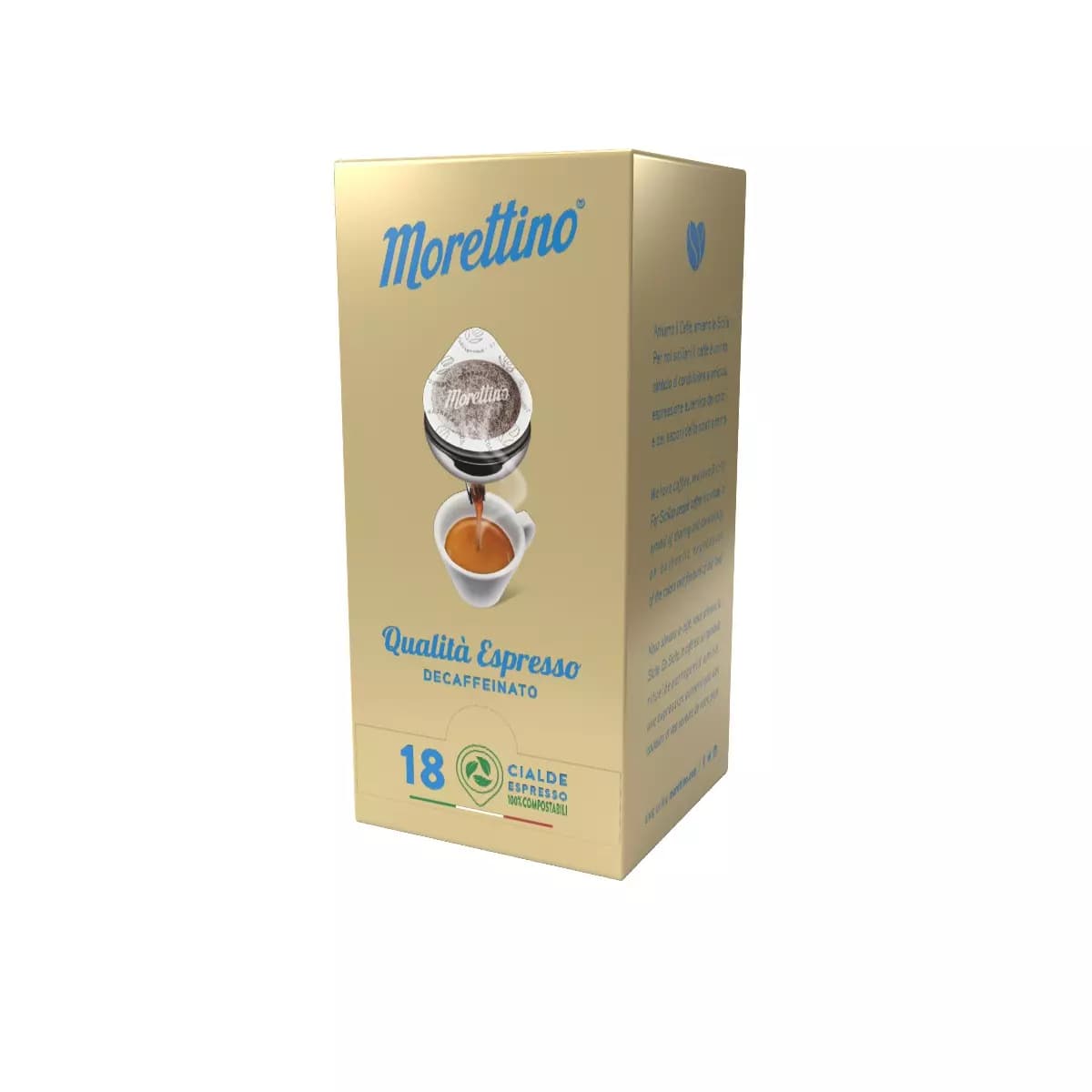 18 Cialde universali Qualità Espresso – Decaffeinato