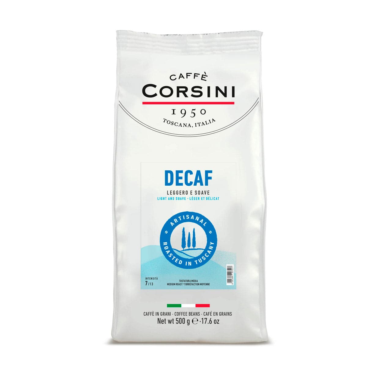 Miscela Arabica e Robusta, Decaffeinato, caffè in grani | Nuova gamma home Caffè Corsini