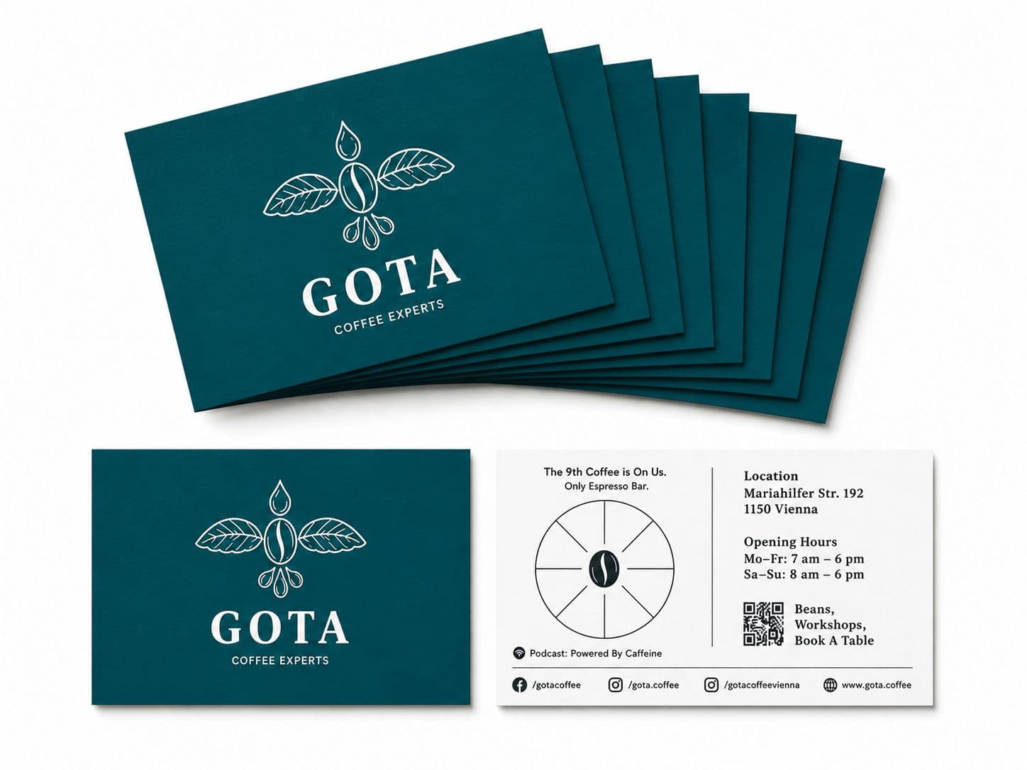 Gota Coffee Visitenkarten