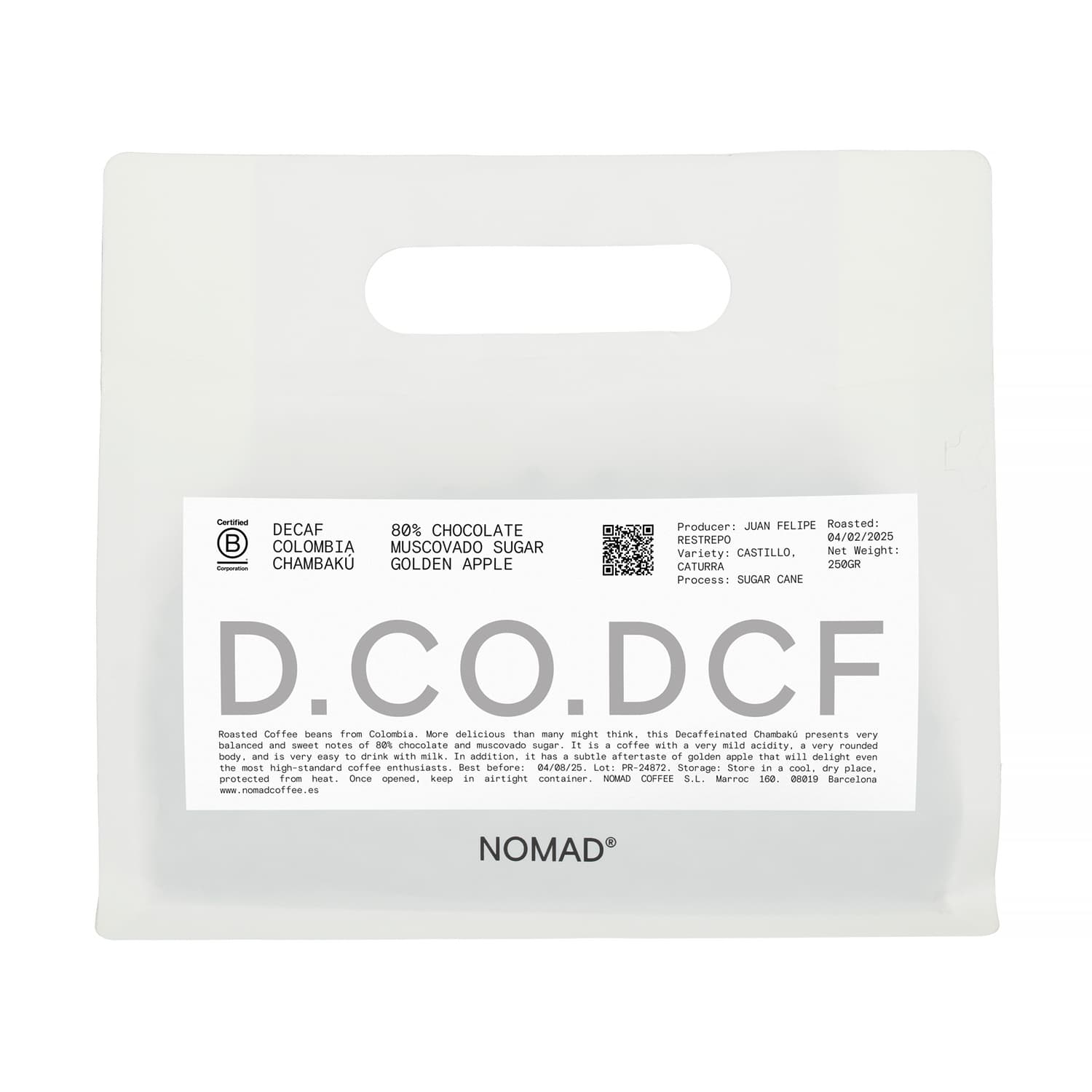Colombia Chambaku Washed Decaf Espresso