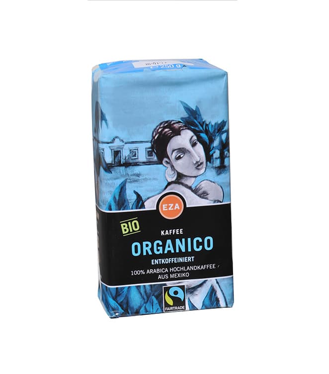 Organico bio kava brez kofeina, mleta kava