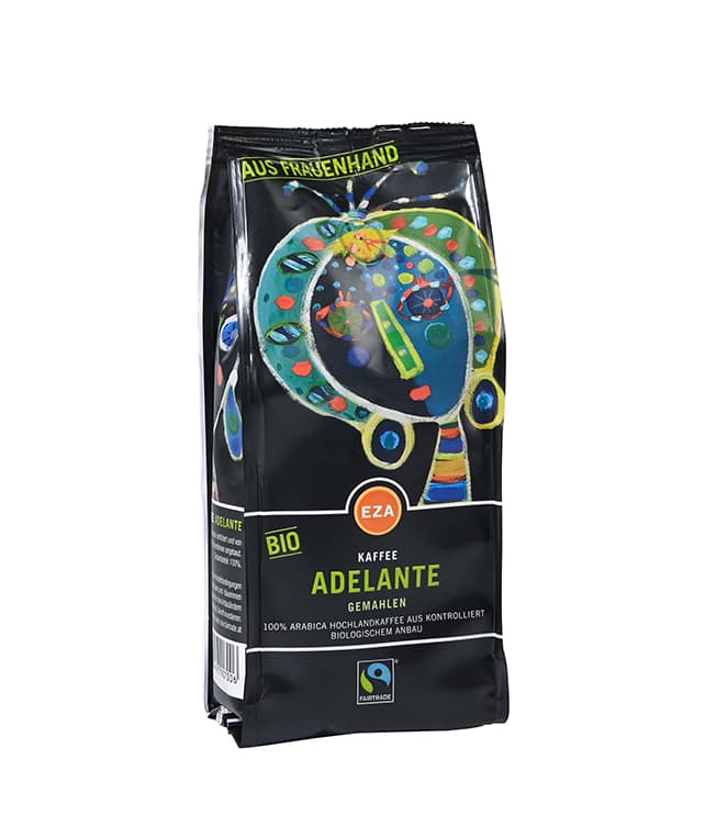 Adelante, bio mleta kava