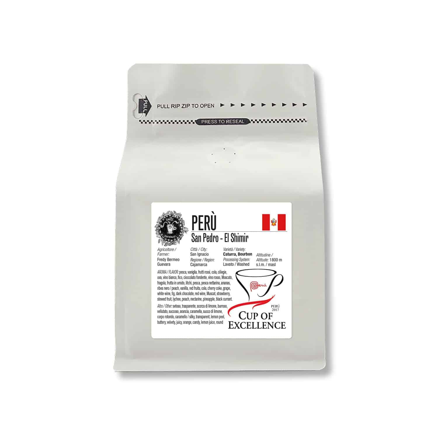 Cup of Excellence Perù San Pedro El Shimir