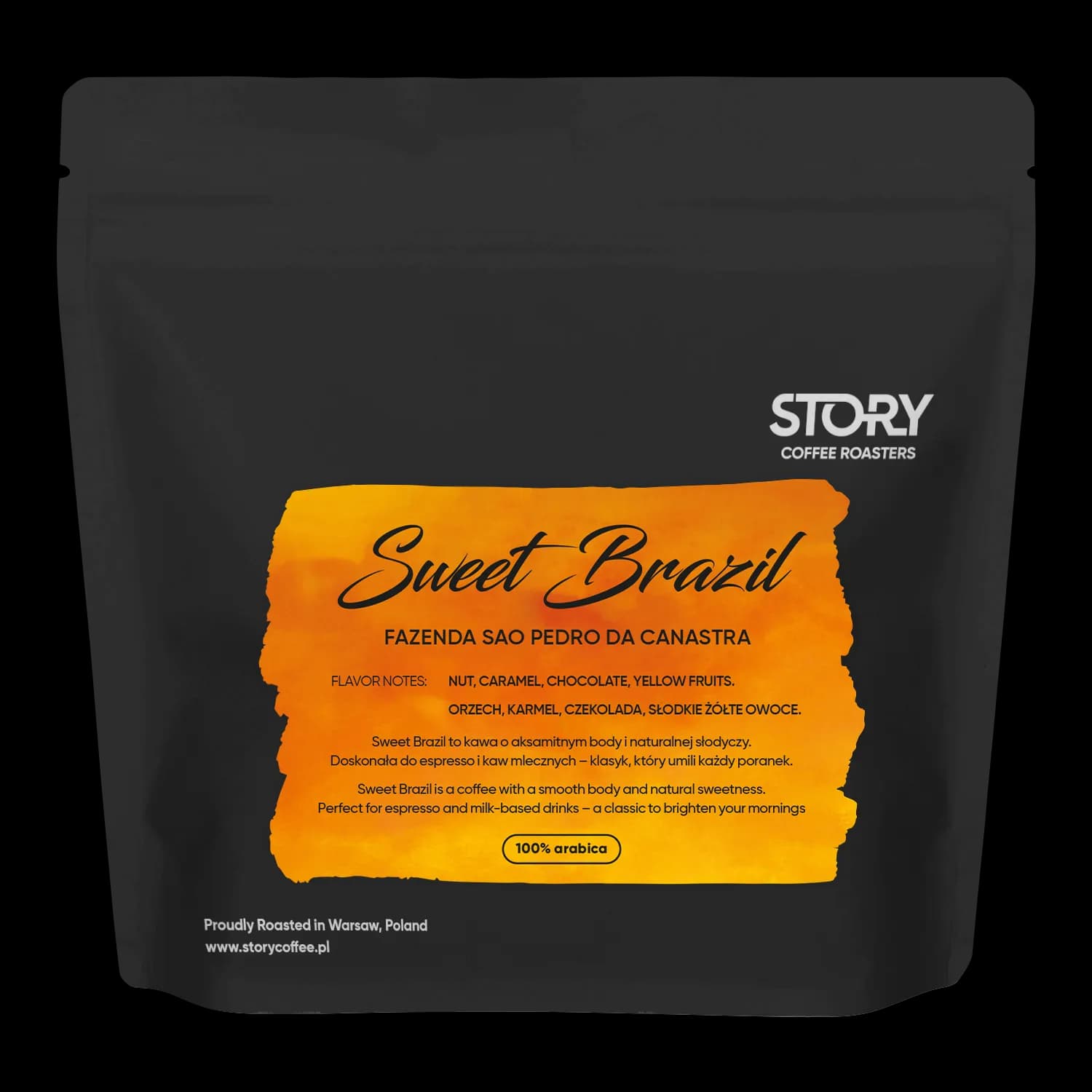 Sweet Brazil – São Pedro da Canastra Mogiana – Kawa Ziarnista Świeżo Palona Story Coffee Roasters