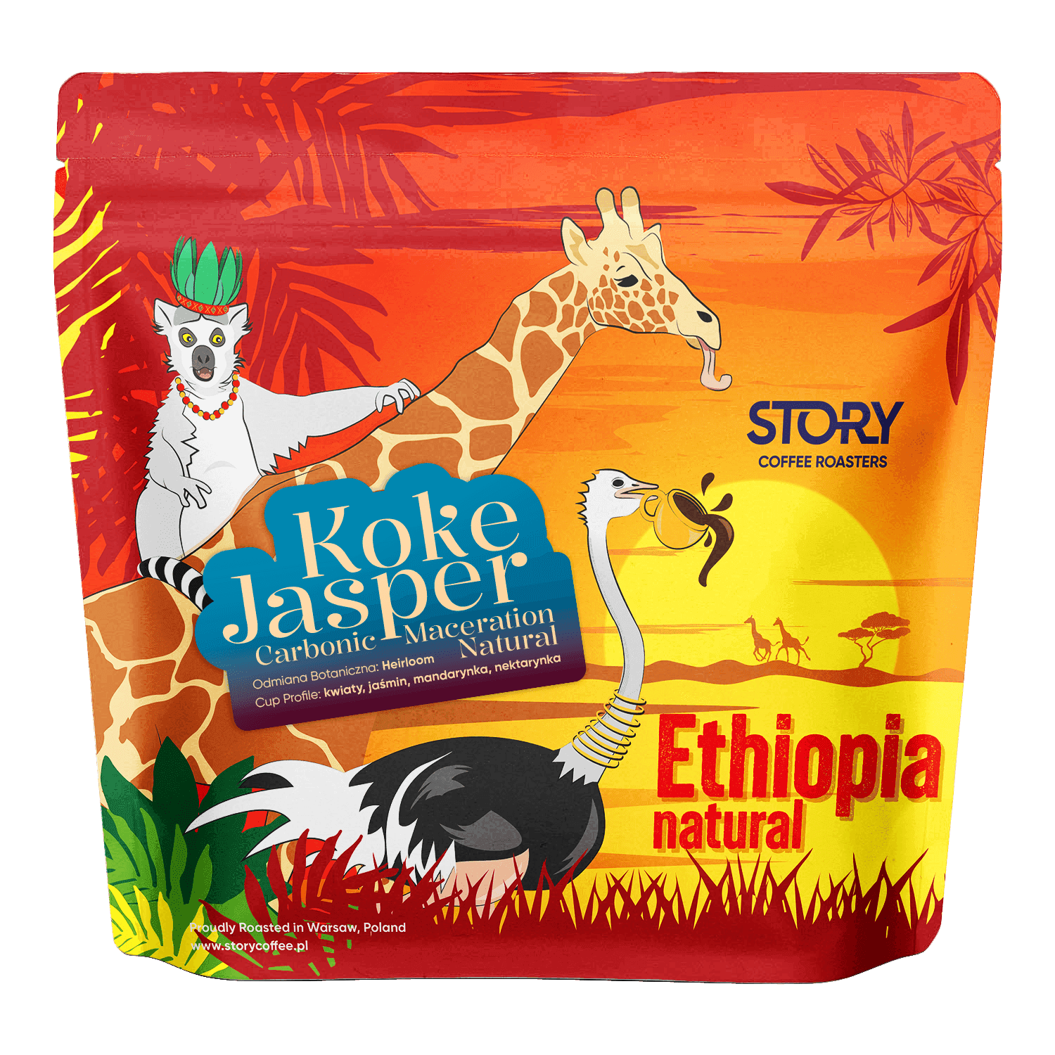 Ethiopia Koke Primrose (Carbonic Maceration Natural) – Kawa Ziarnista Świeżo Palona Story Coffee Roasters