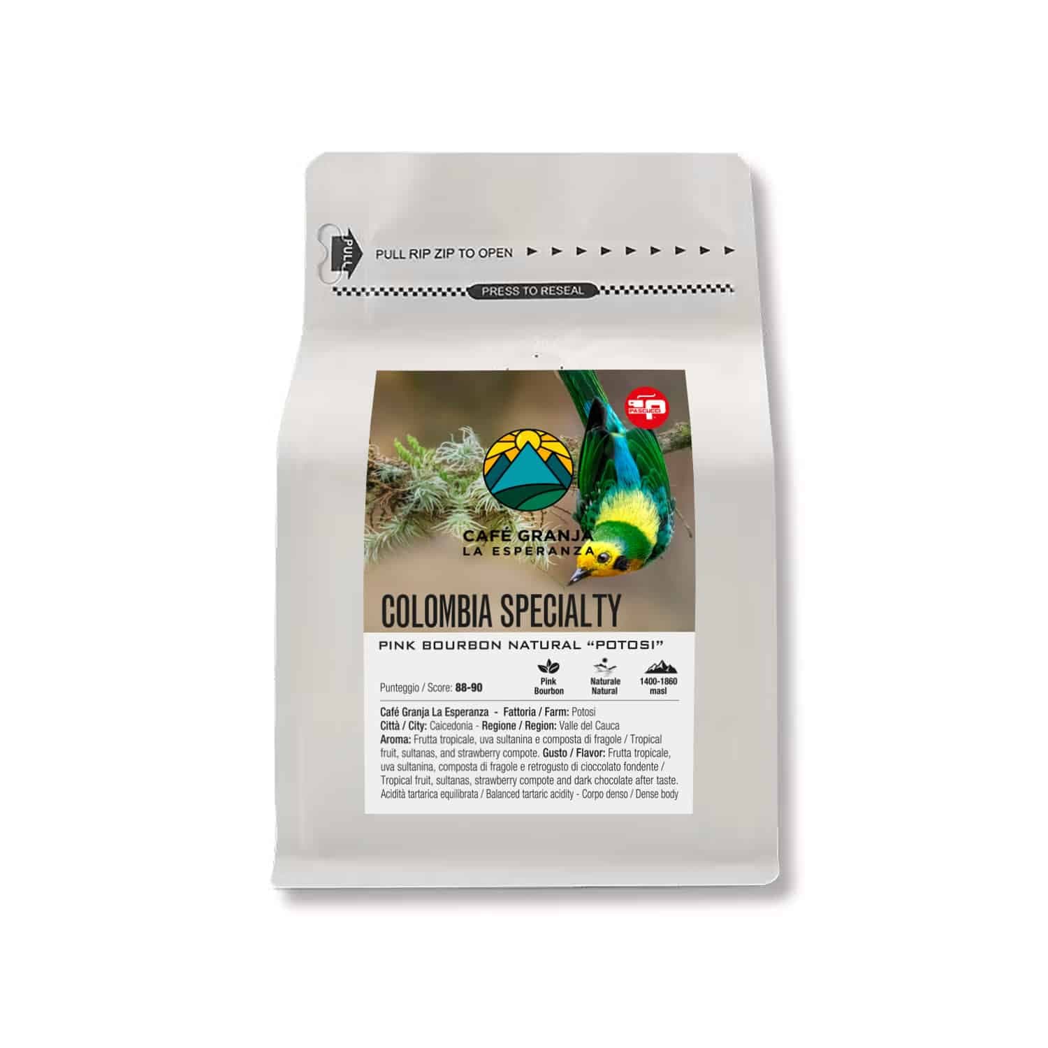Specialty Colombia Pink Bourbon Natural