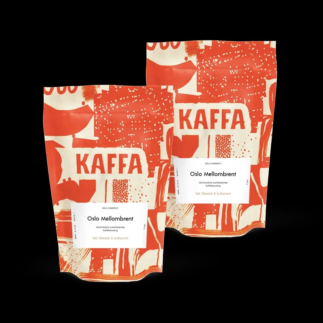 Kaffebønner Oslo Mellombrent