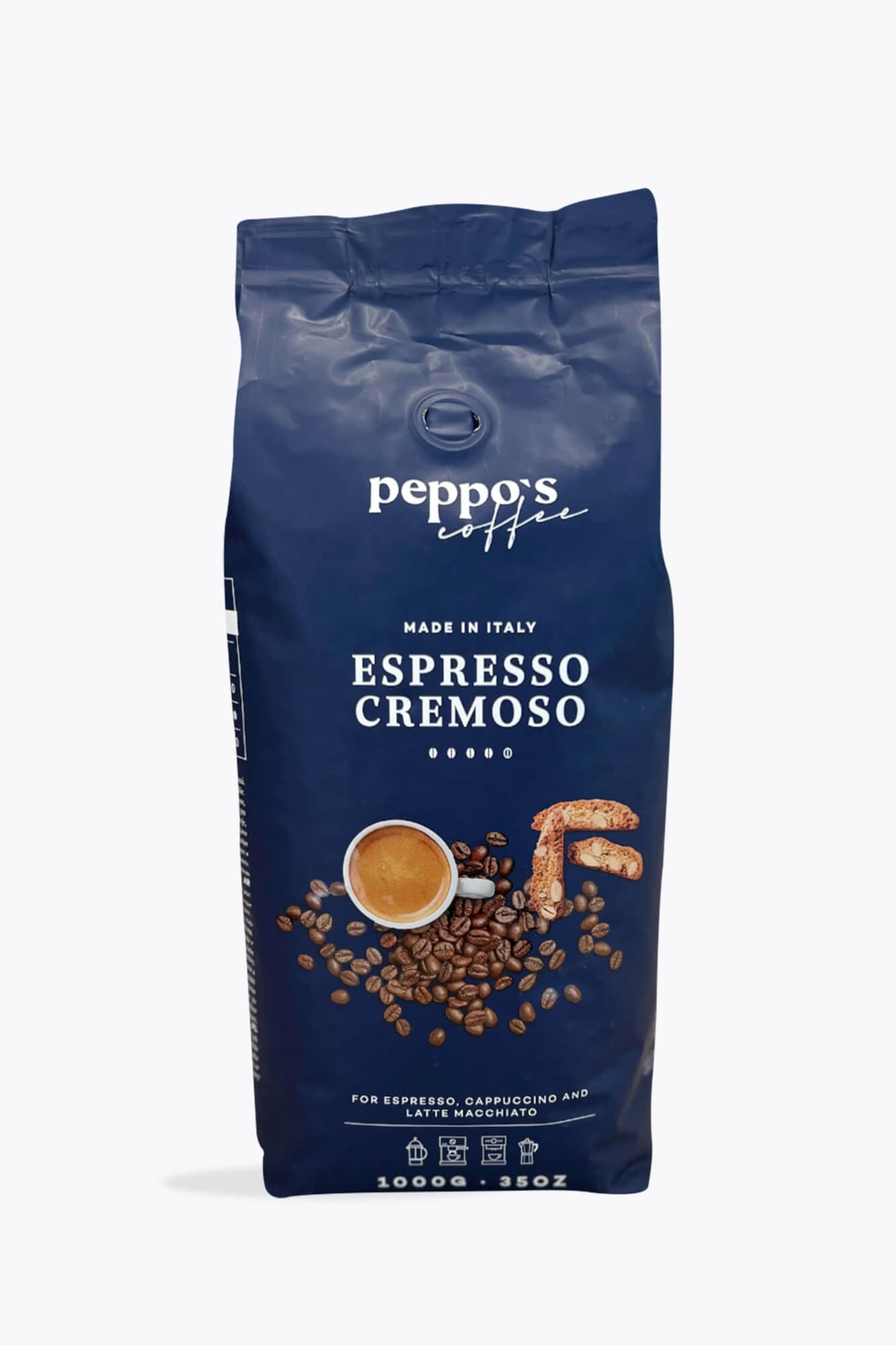Peppo's Coffee Espresso Cremoso