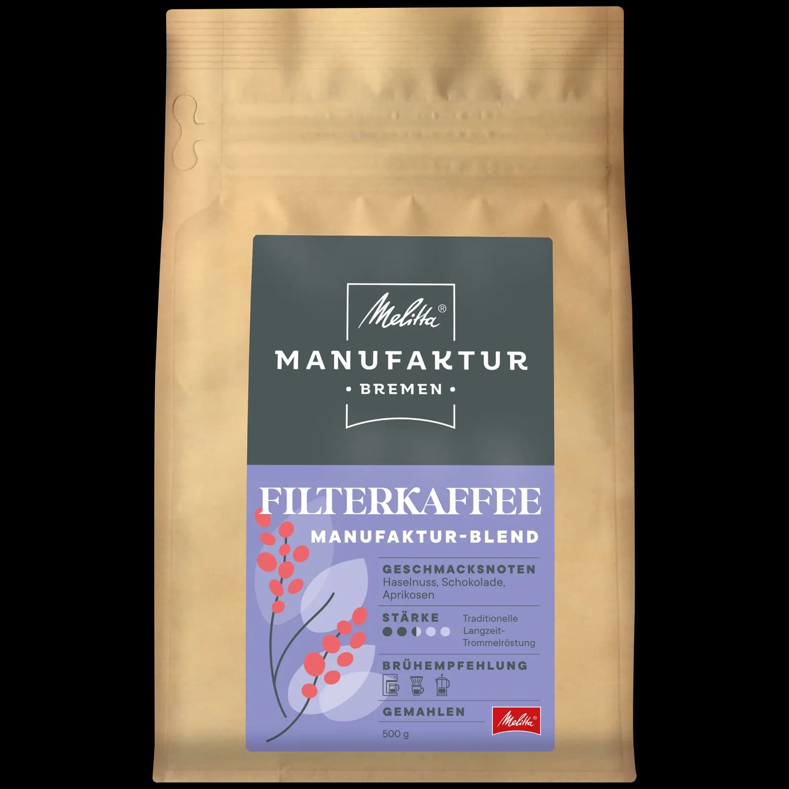 Manufaktur-Kaffee Filterkaffee gemahlen
