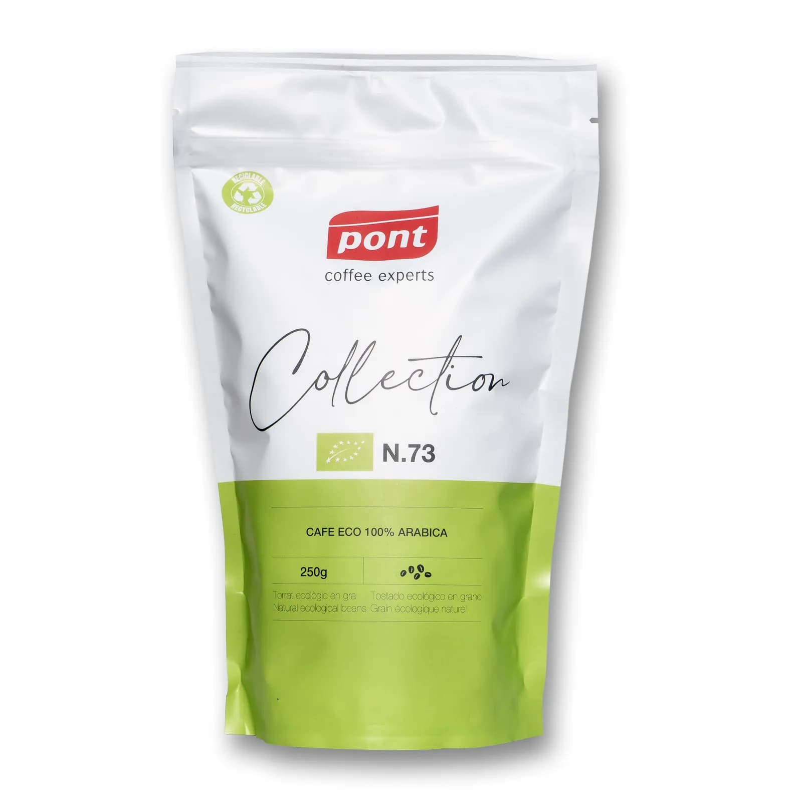 Café en Grano Ecológico – Cafès Pont Collection – N73