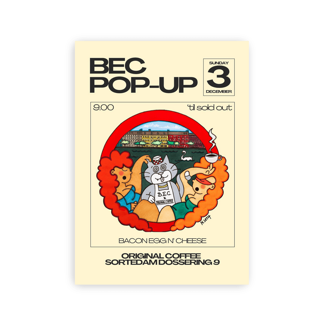 Original Coffee x BEC CPH Plakat