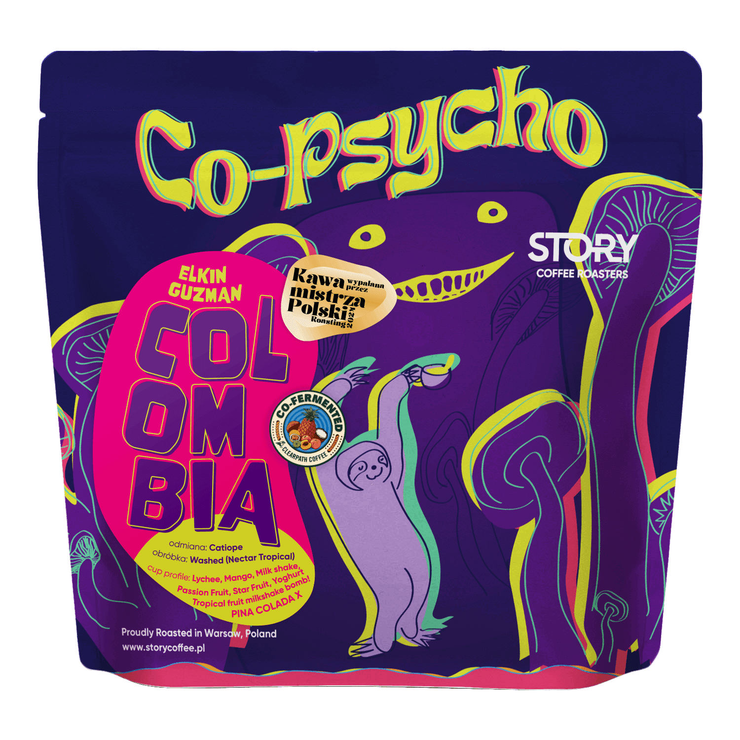 Colombia El Mirador Co-fermented – Kawa specialty ziarnista świeżo palona Story Coffee Roasters