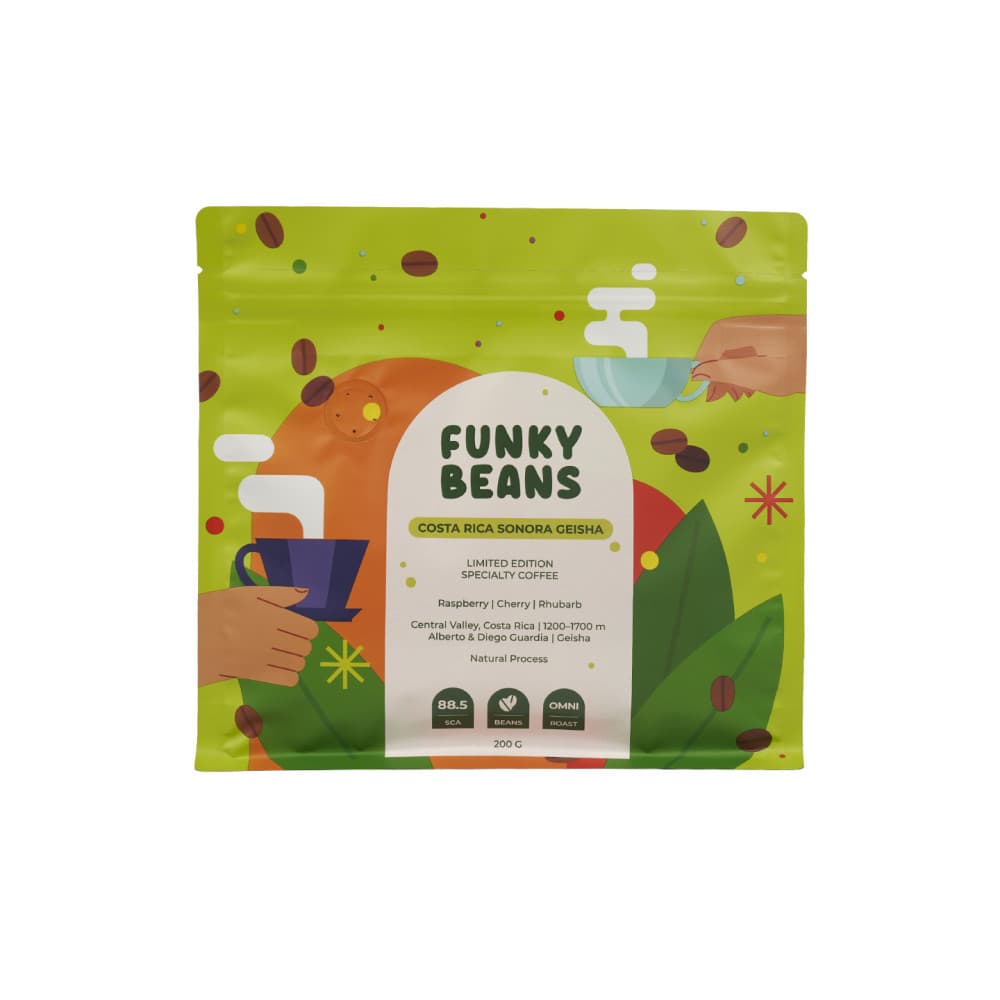 Specialty Funky Beans Costa Rica Sonora Geisha