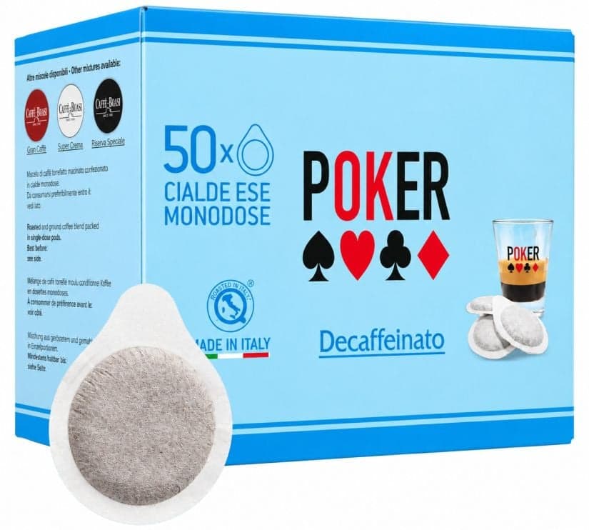 Poker Decaffeinato Espresso Pods