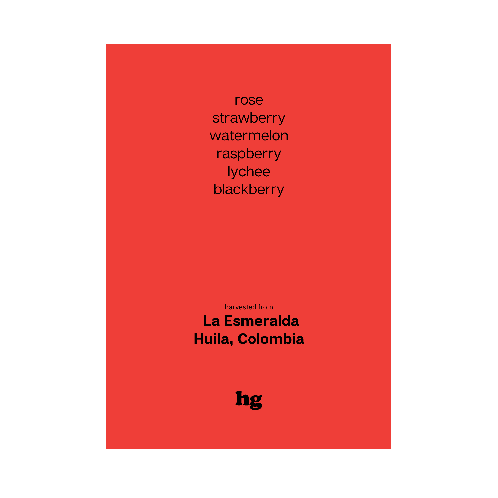 La Esmeralda, Gesha, Natural, Colombia
