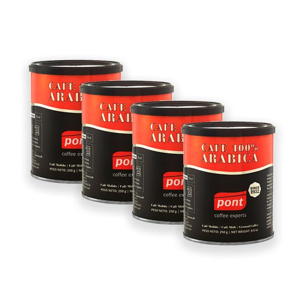 4 Packs 100% Arábica Molido