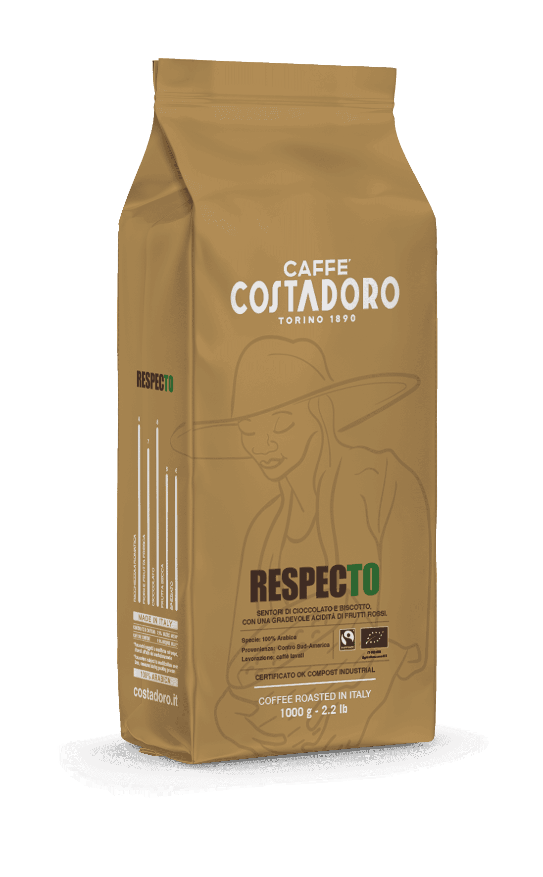 Costadoro RespecTo in grani – Sacco compostabile