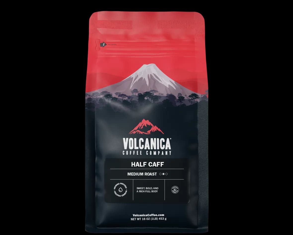 Half Caff Coffee, Half Caffeine Blend