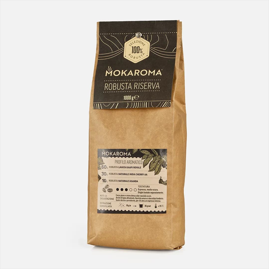 Mokaroma Robusta Riserva 100% (Premio 2 Macinini Gambero Rosso)