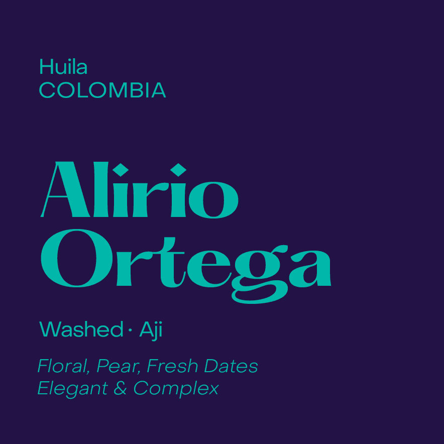 Alirio Ortega, Colombia Washed Aji