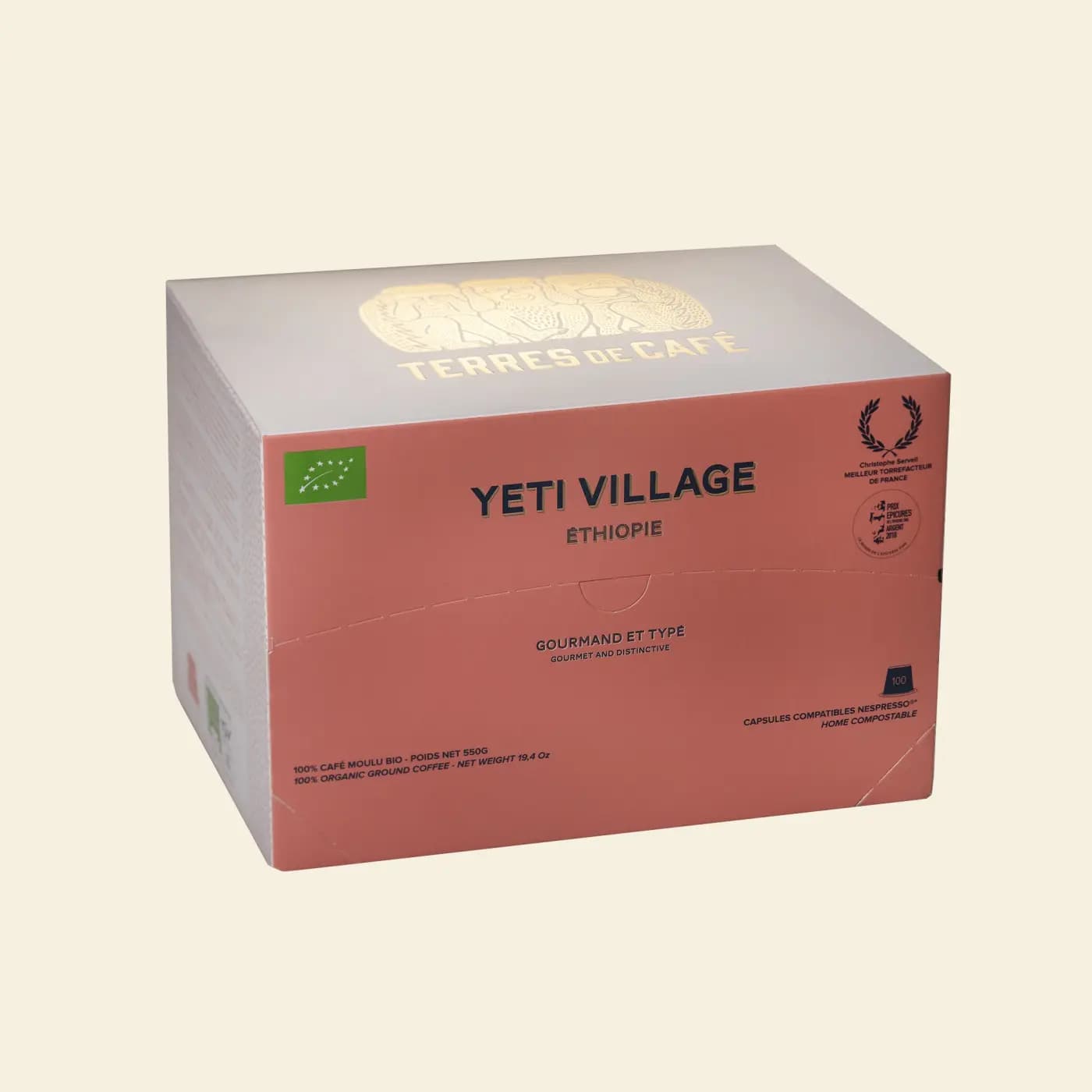 Capsules Home-Compostable Yeti village x 100