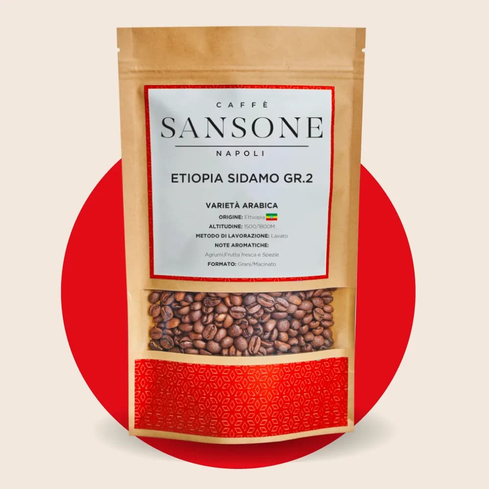 Caffè Etiopia Sidamo Grade 2 - Arabica 100% Alta Quota