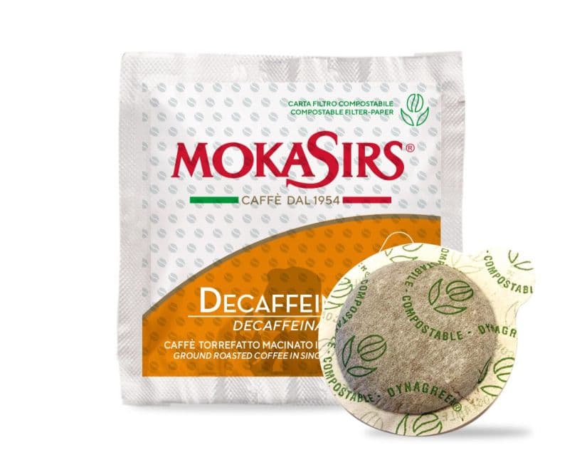 Decaffeinato decaffeinated ese espresso pods