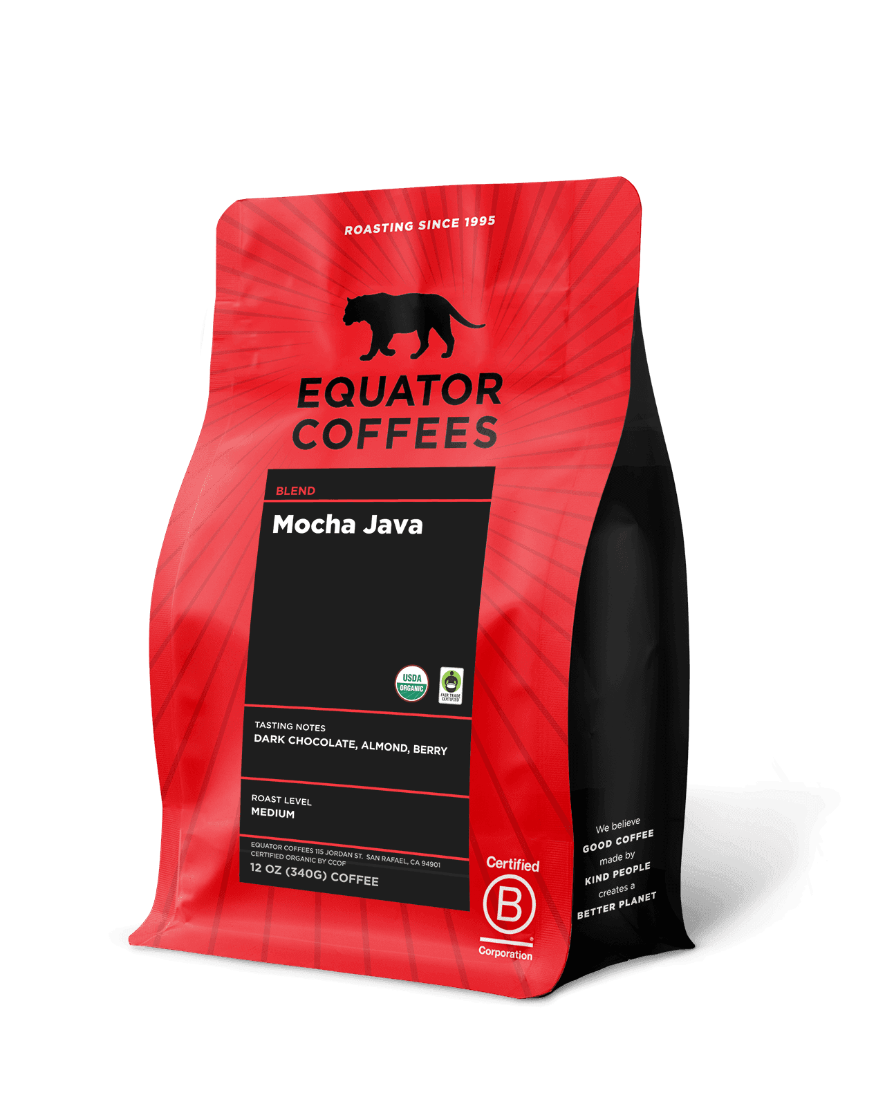 Mocha Java Blend Fair Trade Organic