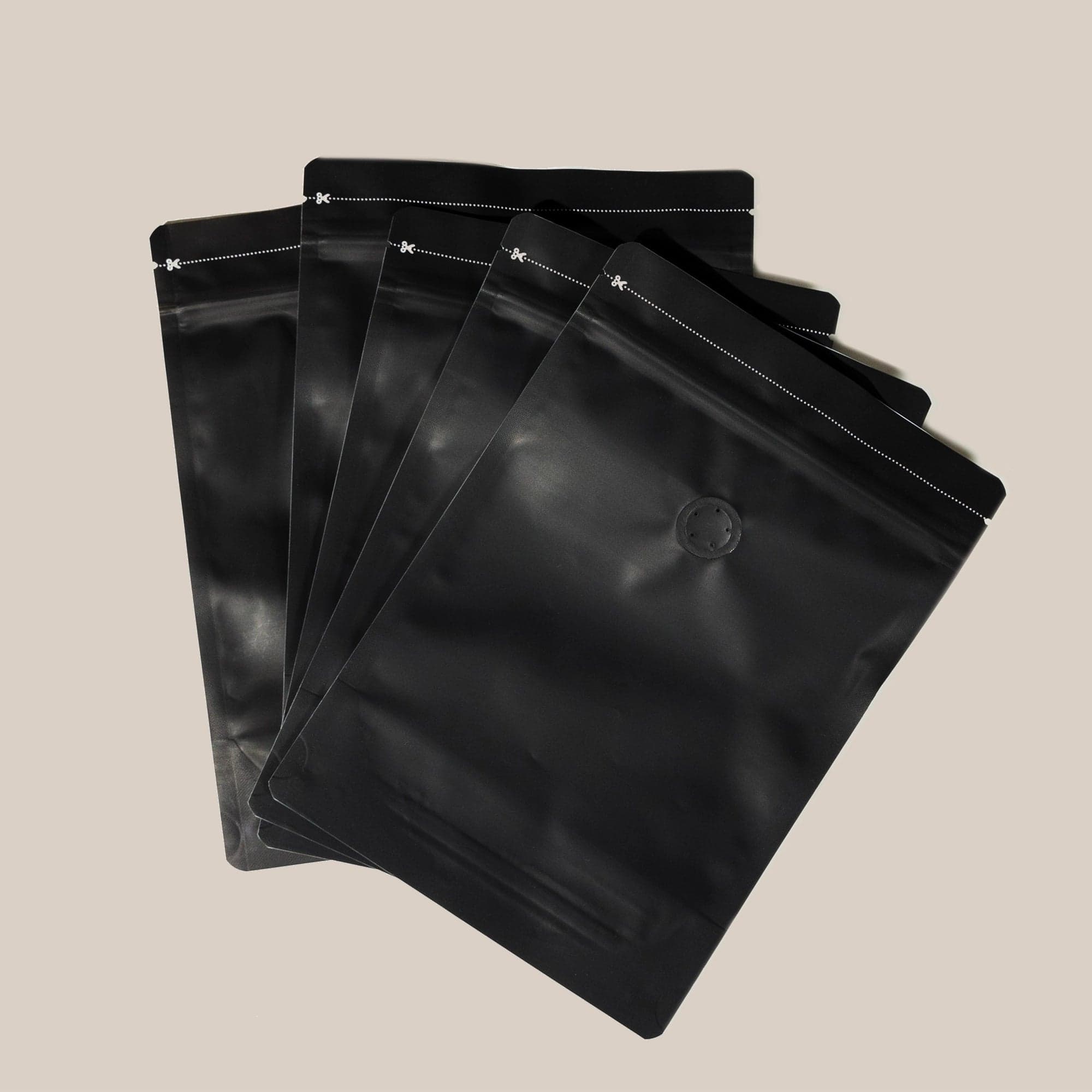 Zip Lock Bags with Degassing Valve x5