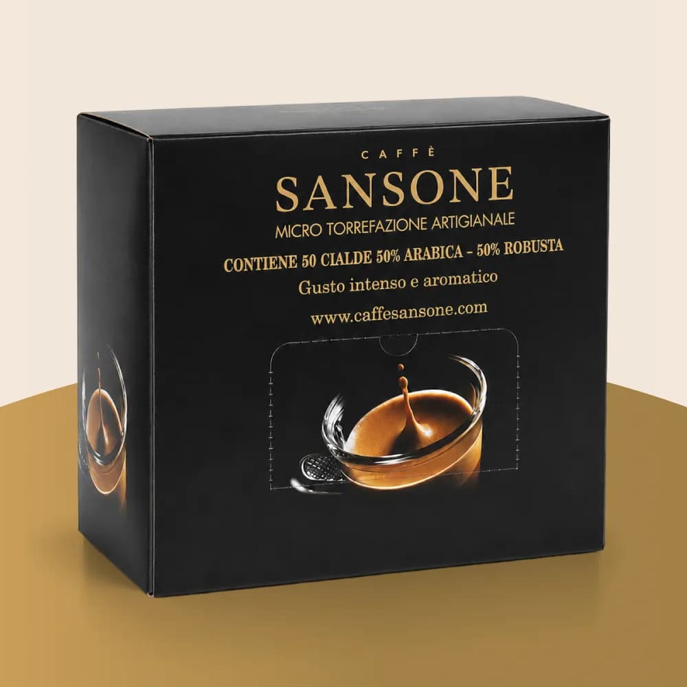 Biodegradabili , 50% arabica - 50% robusta