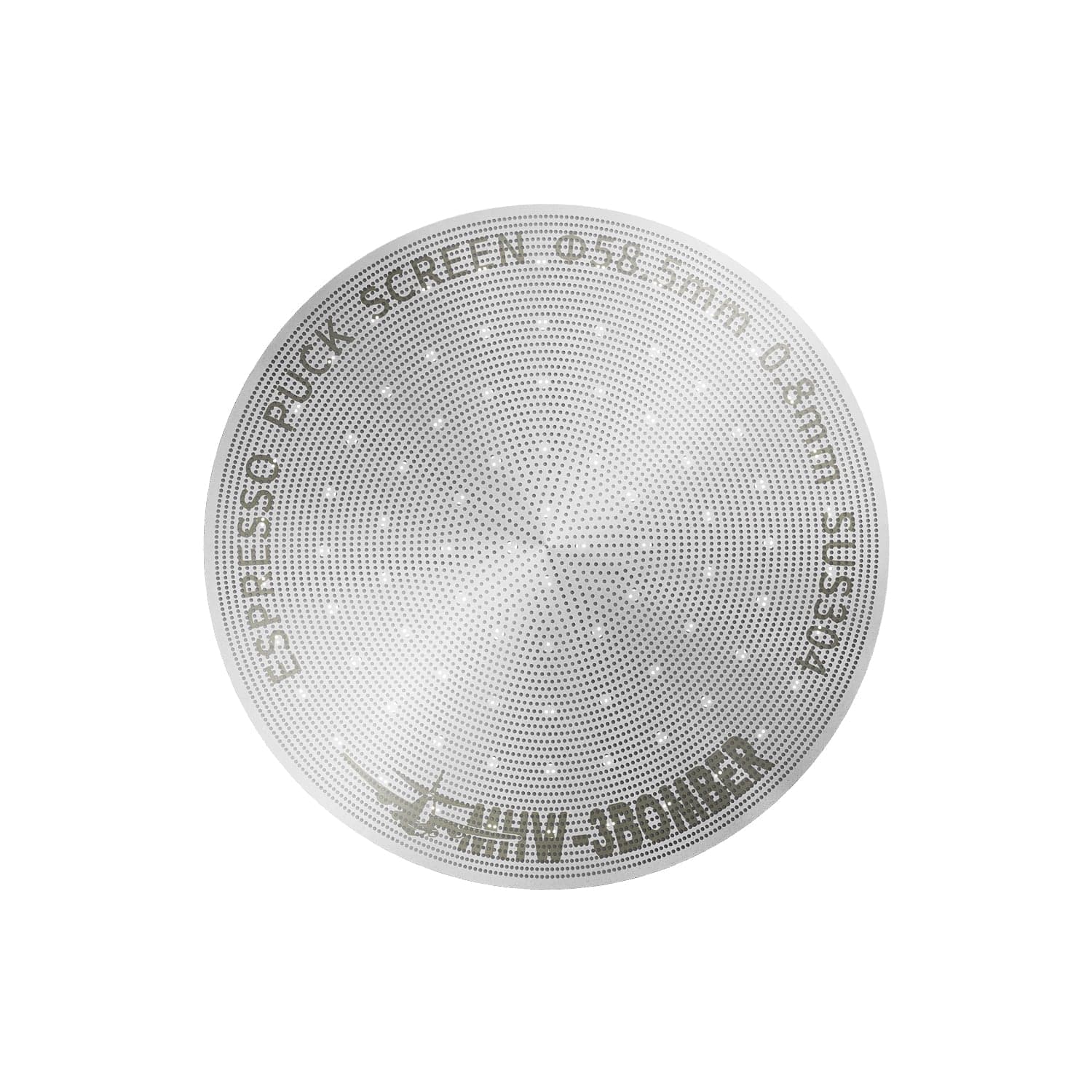MHW-3BOMBER Schermo per Puck Espresso – Filtro Riutilizzabile in Acciaio 304 58,5mm