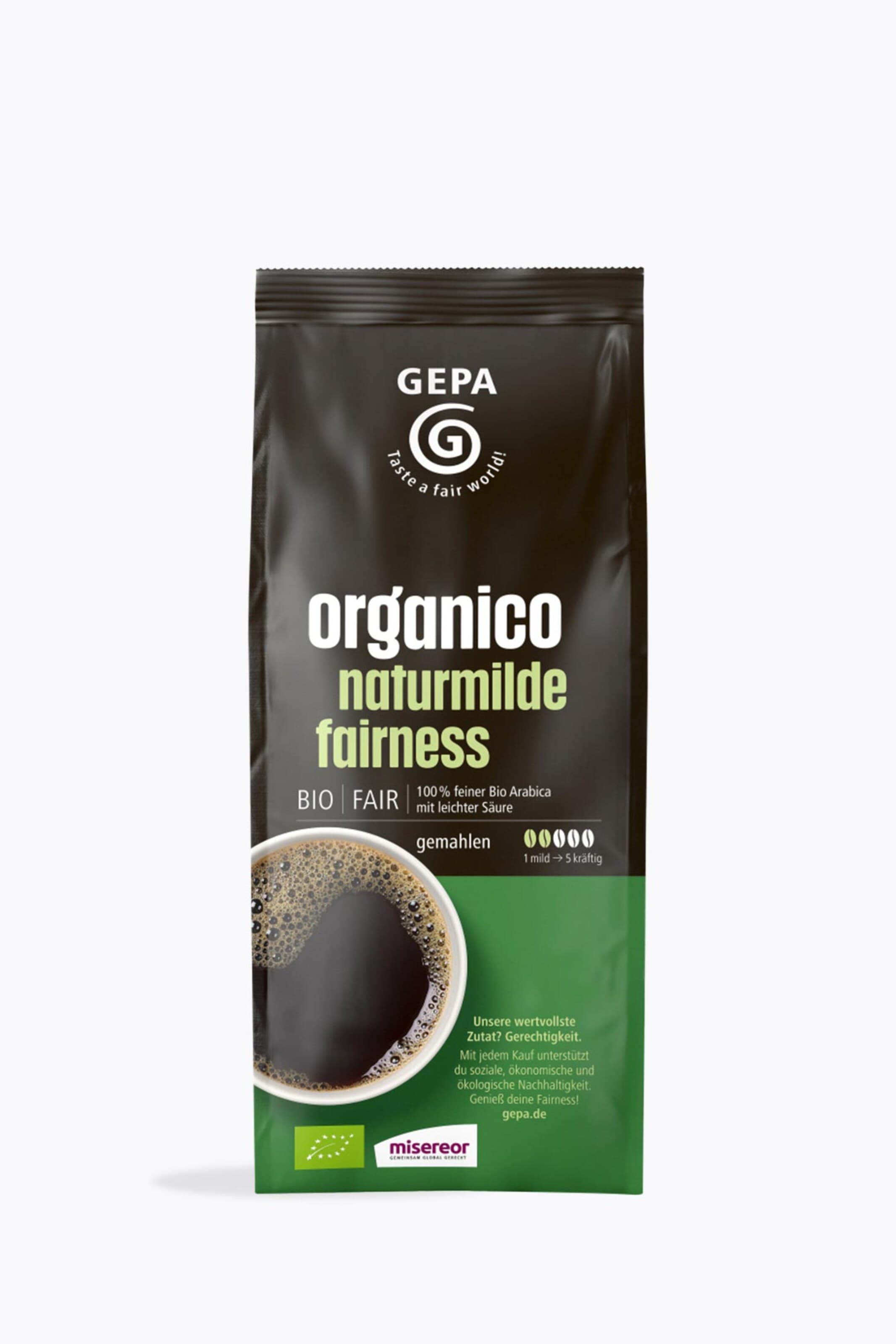 Bio Caffè Orgánico naturmilde Fairness