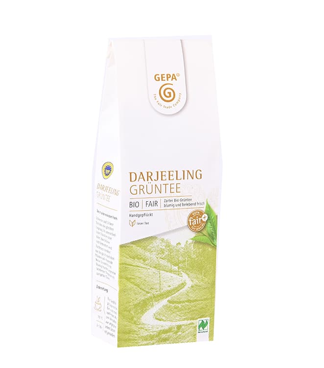Čaj bio zeleni Darjeeling, razsuti