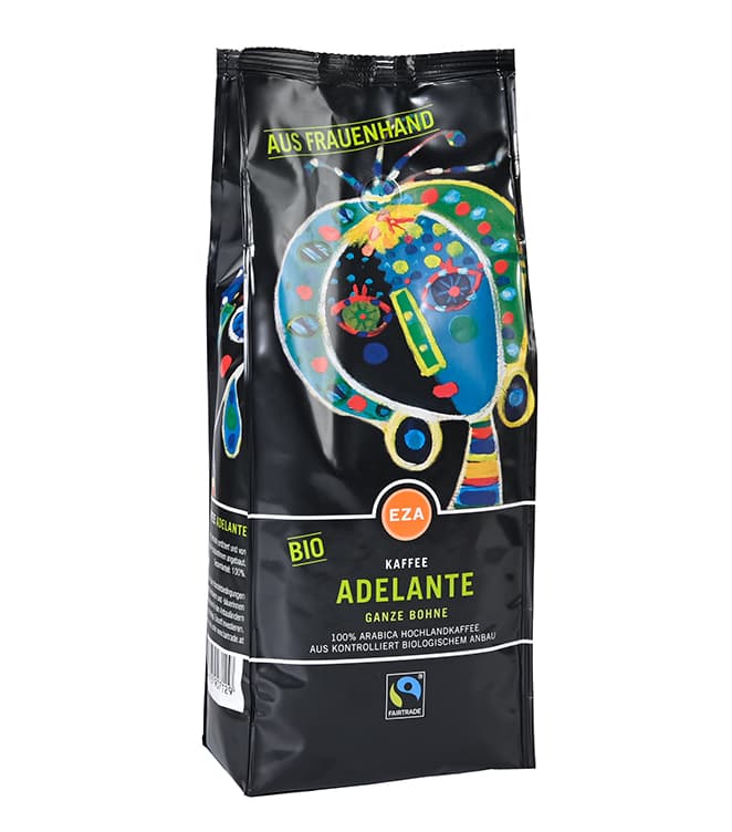 Adelante, bio kava v zrnju